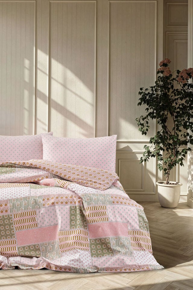 Doqu Home Boho Chic Spring Festıval-Nevresim Takımı-Tek-Upsala