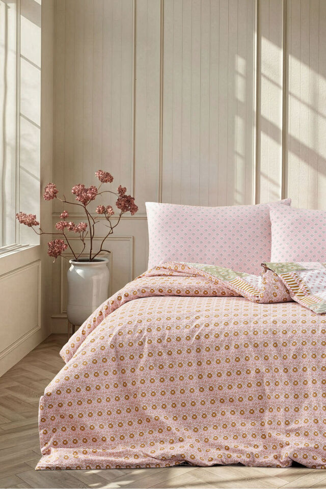 Doqu Home Boho Chic Spring Festıval-Nevresim Takımı-Tek-Upsala
