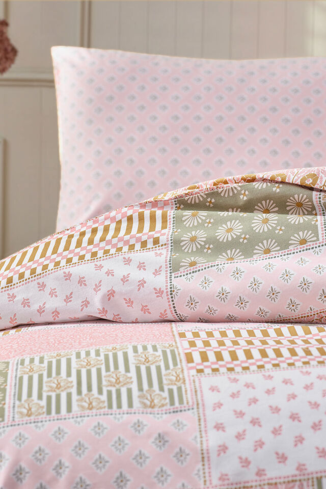 Doqu Home Boho Chic Spring Festıval-Nevresim Takımı-Tek-Upsala