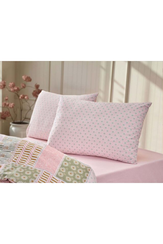 Doqu Home Boho Chic Spring Festival Upsala Nevresim Takımı Çift Kişilik - Bej