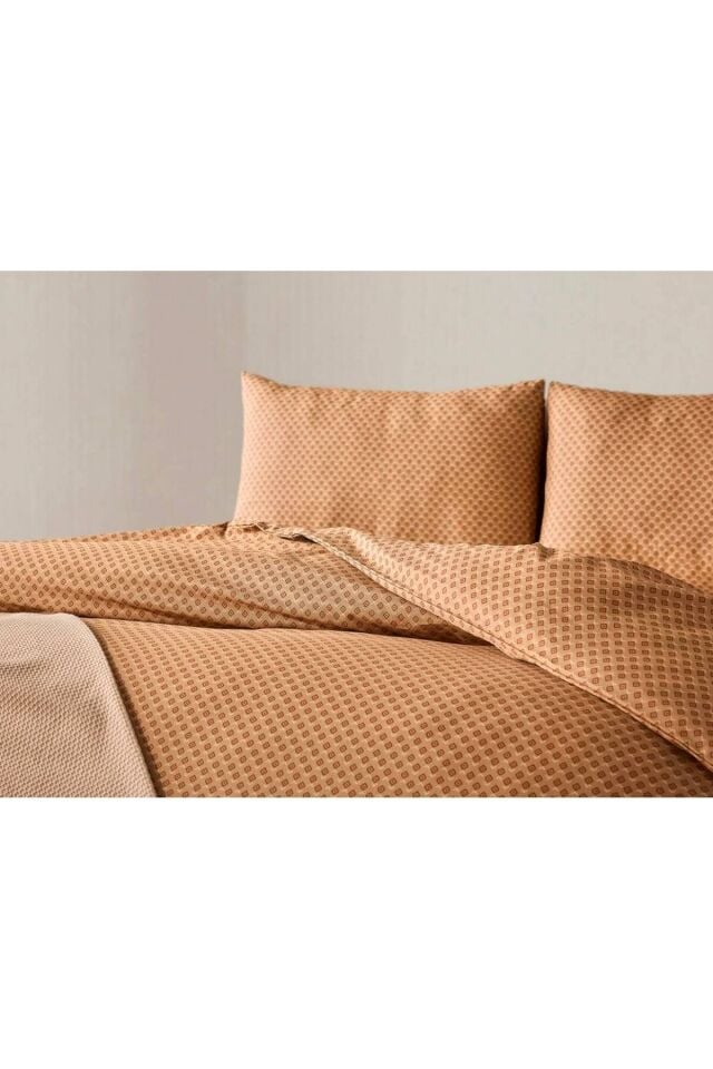 Doqu Home Casual Nevresim Takımı / Yatak Örtüsü Seti Çift Kişilik - Vizon
