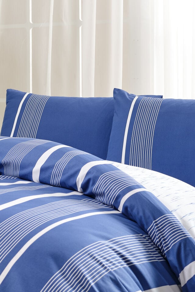 Doqu Home Marine Nevresim Takımı Atlante Tek Kişilik - Lacivert