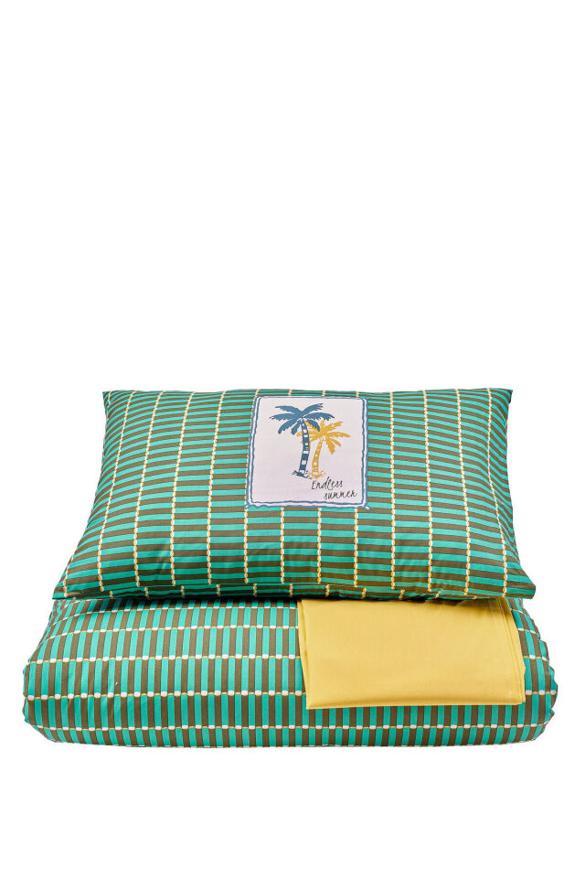 Doqu Home Jungle Muse Festıval Nevresim Takımı Çift-Summer