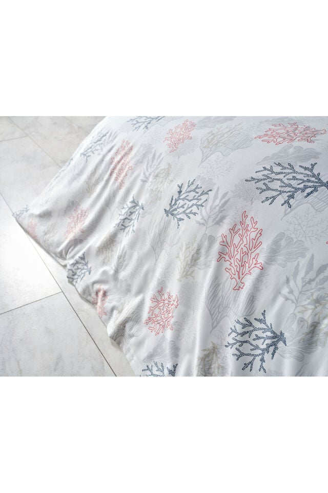 Doqu Home Marine Nevresim Takımı Marina Tek Kişilik - Beyaz