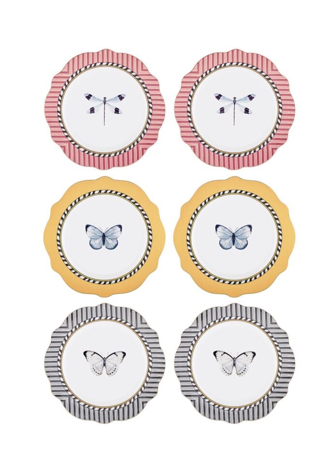 The Mia Mystique Pasta Tabağı 6 Parça 21 cm DNR0044