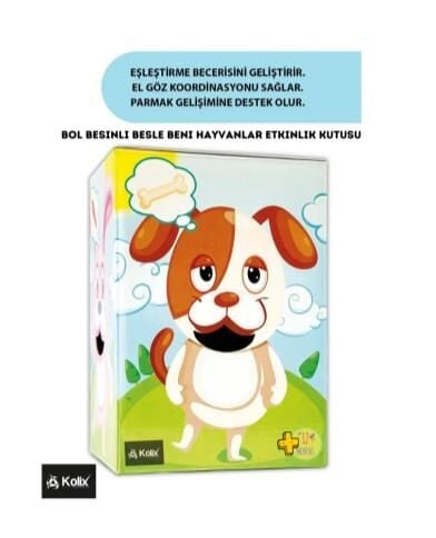 KOLİX Doyur Beni Hayvanlar Kutu Seti Etkinlik Kutusu