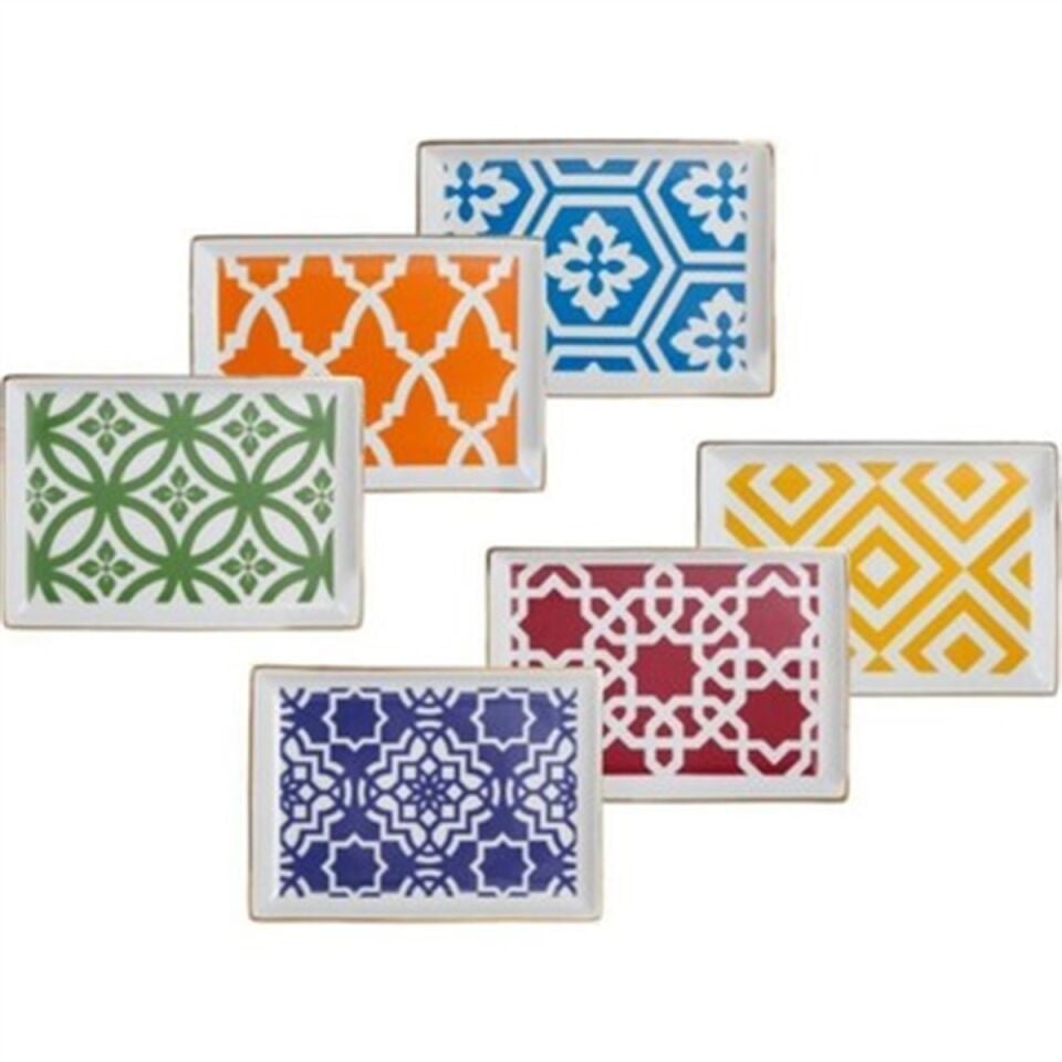 Porland Morocco 18 Parça 6 Kişilik İkram ve Kahvaltı Takımı 04A+P021276