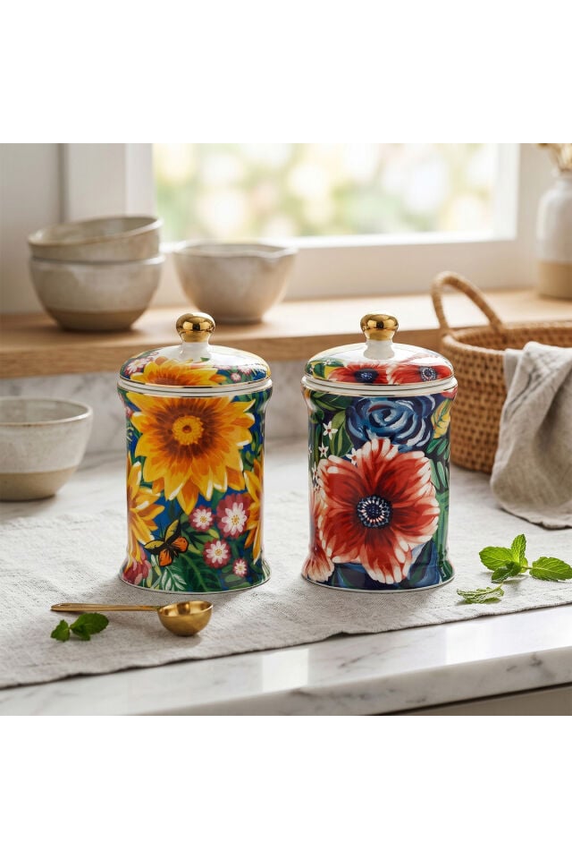 Lucky Art Vivelle Bone 2’li Kavanoz Seti 800 ml LYBA 126