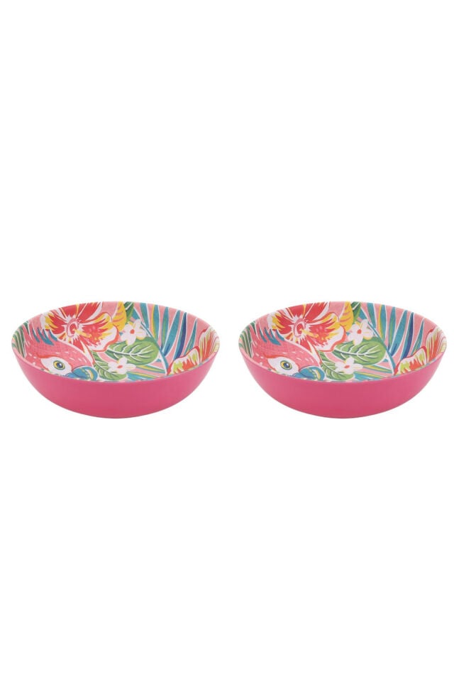 Lucky Art Tropea Melamin Salata Kase Seti 19cm (2'li) DIO30045