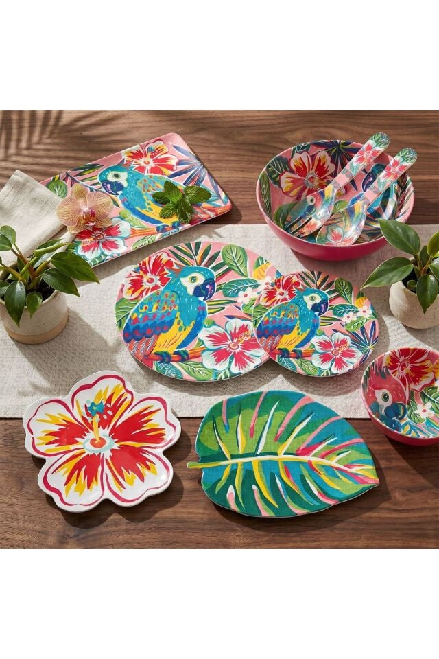 Lucky Art Tropea Melamin Yemek Tabak Seti 26cm (2'li) DIO30040