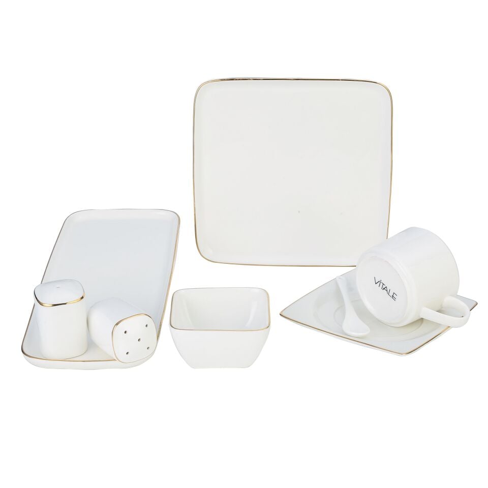 Vitale New Bone 32 Parça Kahvaltı Takımı MTFK.0121
