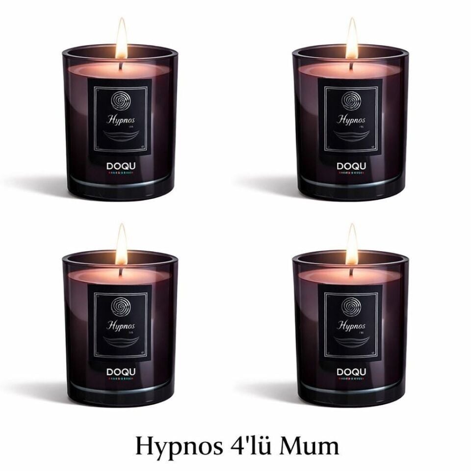 Doqu Home New Hypnoz Kokulu Mum Saydam - 170 gr 4'lü