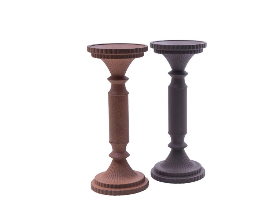 Doqu Home Destina Pillar İkili Şamdan , Mumluk Aksesuar
