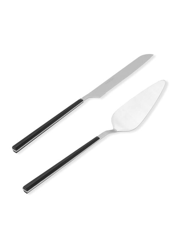The Mia  Bianco Pasta Servis Takımı Gümüş 2 Parça CKB 0251