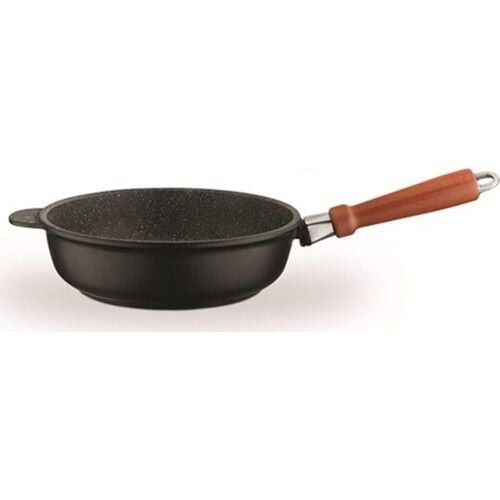 Leggno FSN2600TD20IND Fusion Granit Derin Tava 20 cm Ahşap Saplı