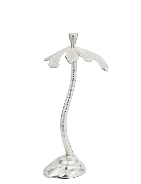 Vitale Palmiye Gümüş Mumluk Küçük 54X23X27CM AK.IU0007