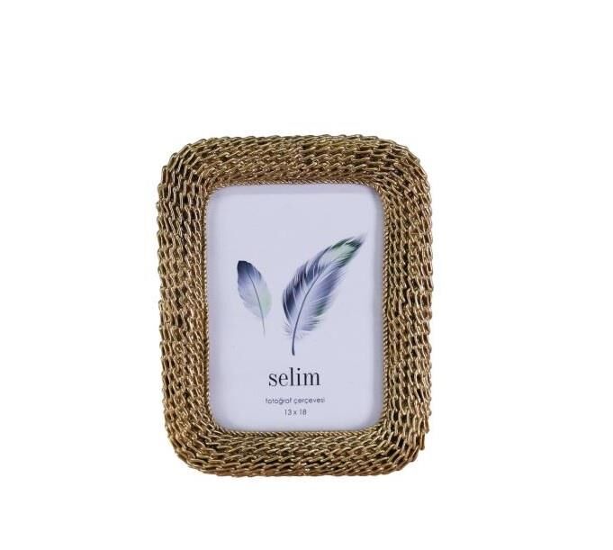 Crearthome  Chain Çerçeve Altın 13x18 cm SCRV117ALT84RS