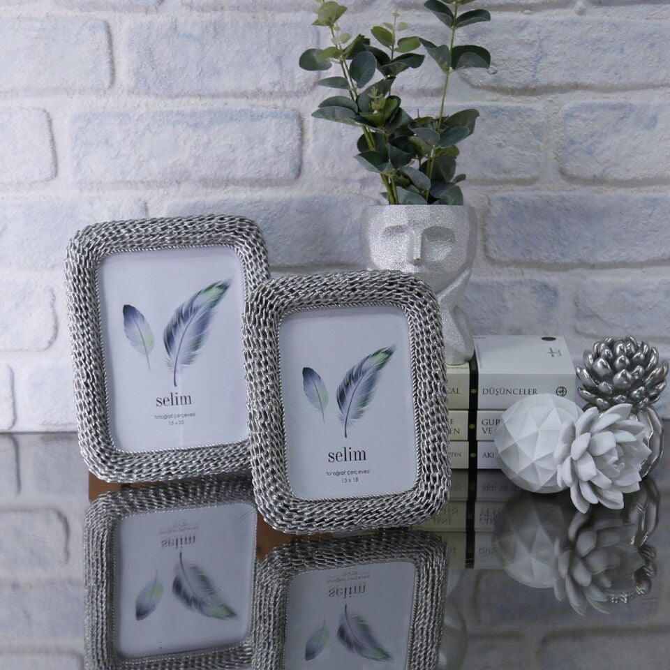 Crearthome Chain 13X18 Cm Çerçeve Gümüş SCRV117GMS84RS