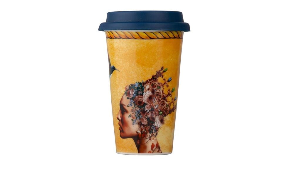 Lucky Art Hannah Bone Latte Mug LYEG 214