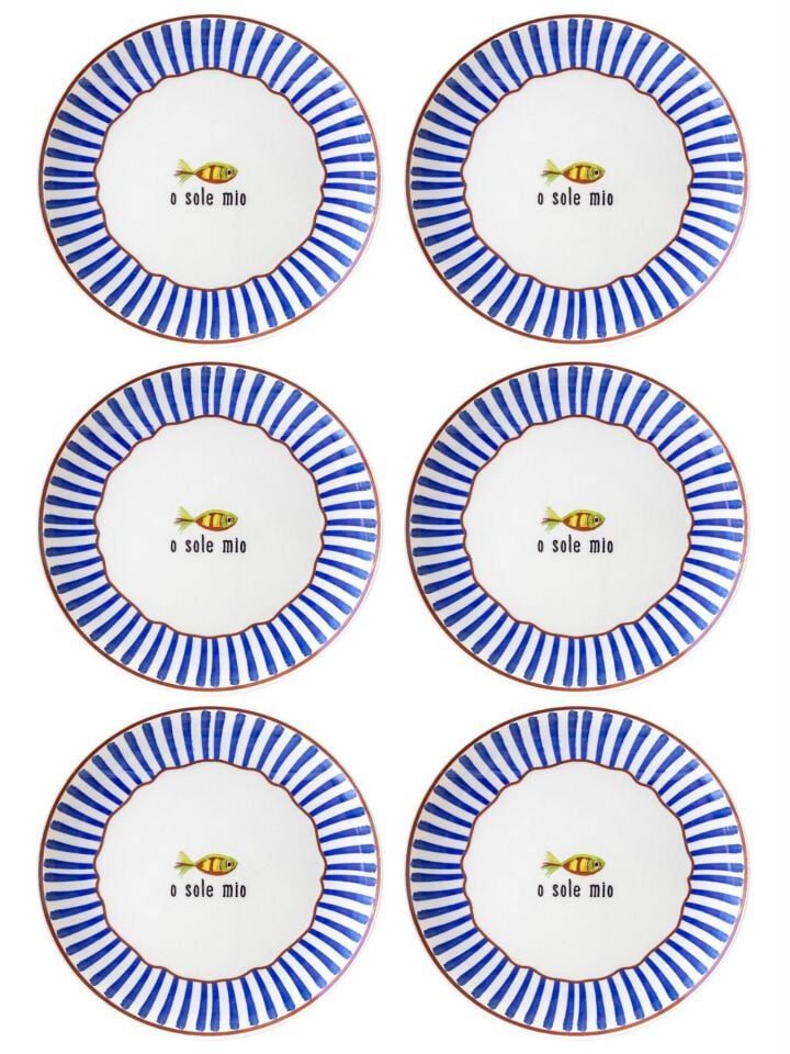 The Mia Fish Servis Tabağı 6lı Set 26 cm FSH0002