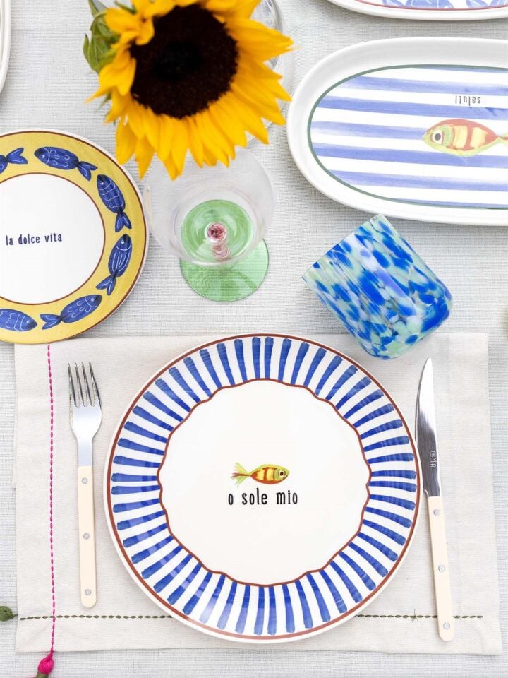 The Mia Fish Servis Tabağı 6lı Set 26 cm FSH0002