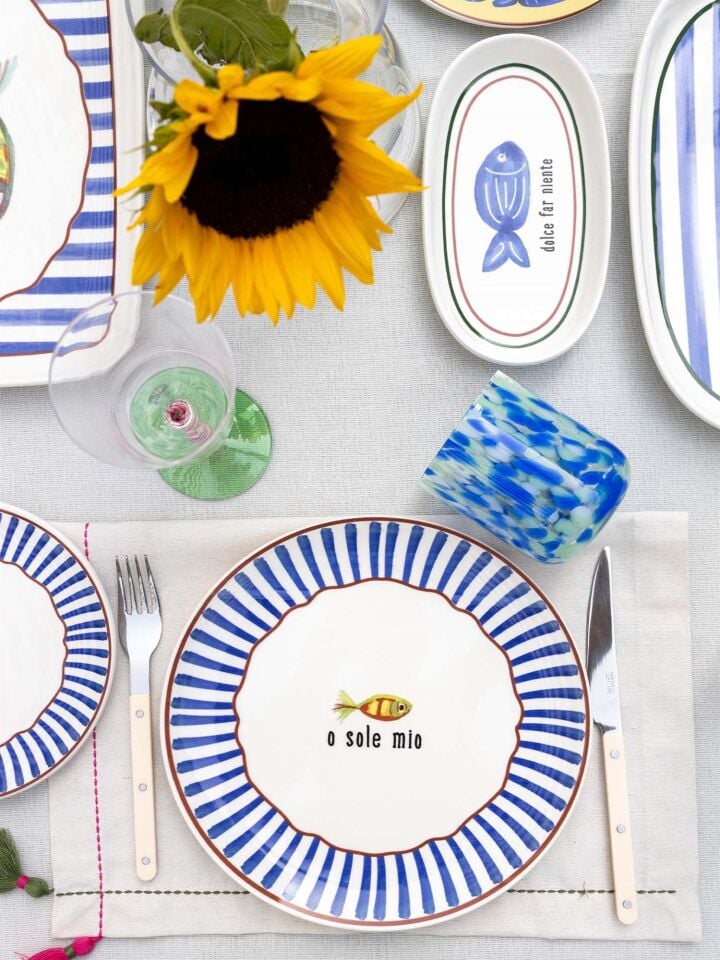 The Mia Fish Servis Tabağı 6lı Set 26 cm FSH0002