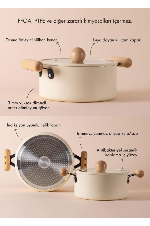 The Mia Cucina Di Mia Derin Tencere 24 cm CDM0005