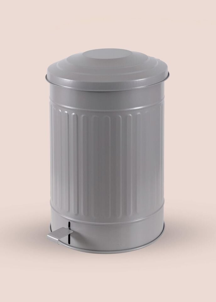 The Mia Çöp Kovası Mutfak 37 Lt Açık Gri KRN0033
