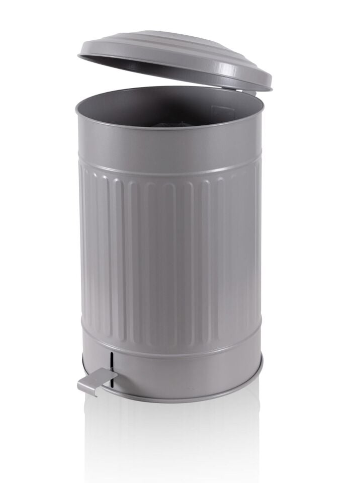 The Mia Çöp Kovası Mutfak 37 Lt Açık Gri KRN0033