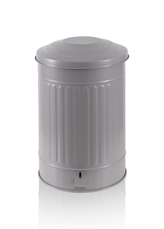 The Mia Çöp Kovası Mutfak 37 Lt Açık Gri KRN0033