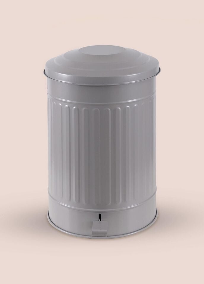 The Mia Çöp Kovası Mutfak 37 Lt Açık Gri KRN0033