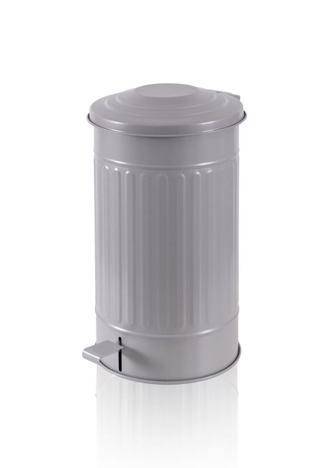 The Mia Çöp Kovası Mutfak 24 Lt Açık Gri KRN0034