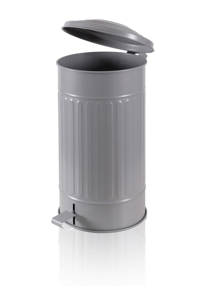 The Mia Çöp Kovası Mutfak 24 Lt Açık Gri KRN0034