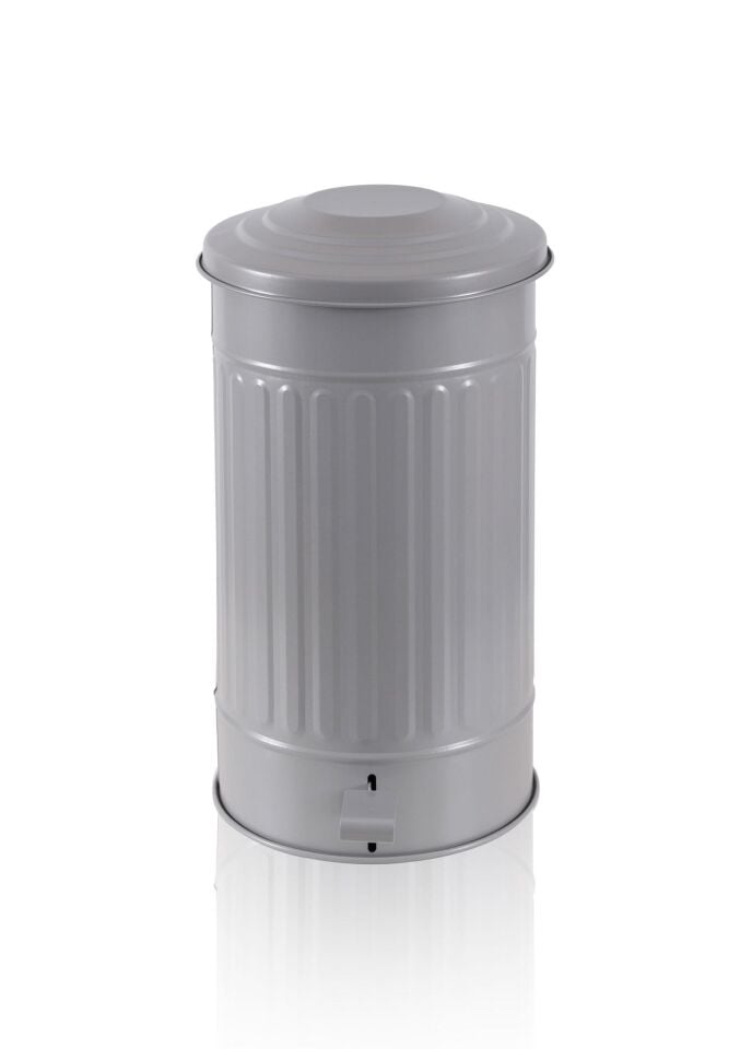 The Mia Çöp Kovası Mutfak 24 Lt Açık Gri KRN0034
