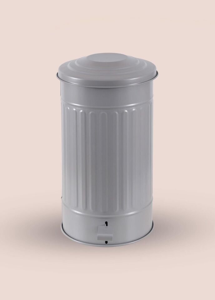 The Mia Çöp Kovası Mutfak 24 Lt Açık Gri KRN0034
