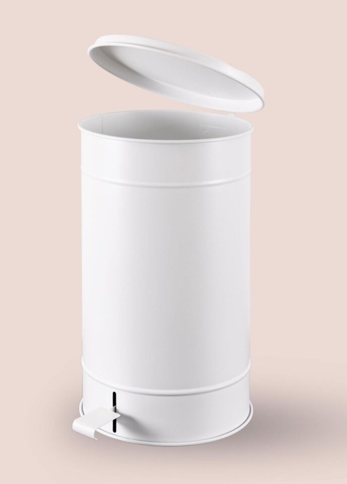 The Mia Çöp Kovası Beyaz 24 Lt GLV0772