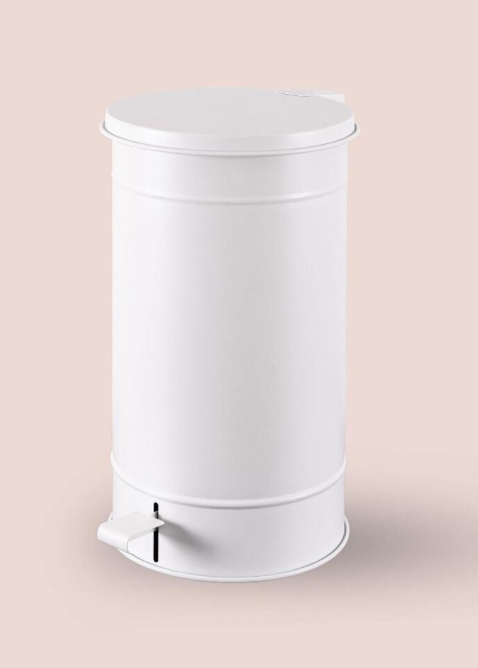 The Mia Çöp Kovası Beyaz 24 Lt GLV0772