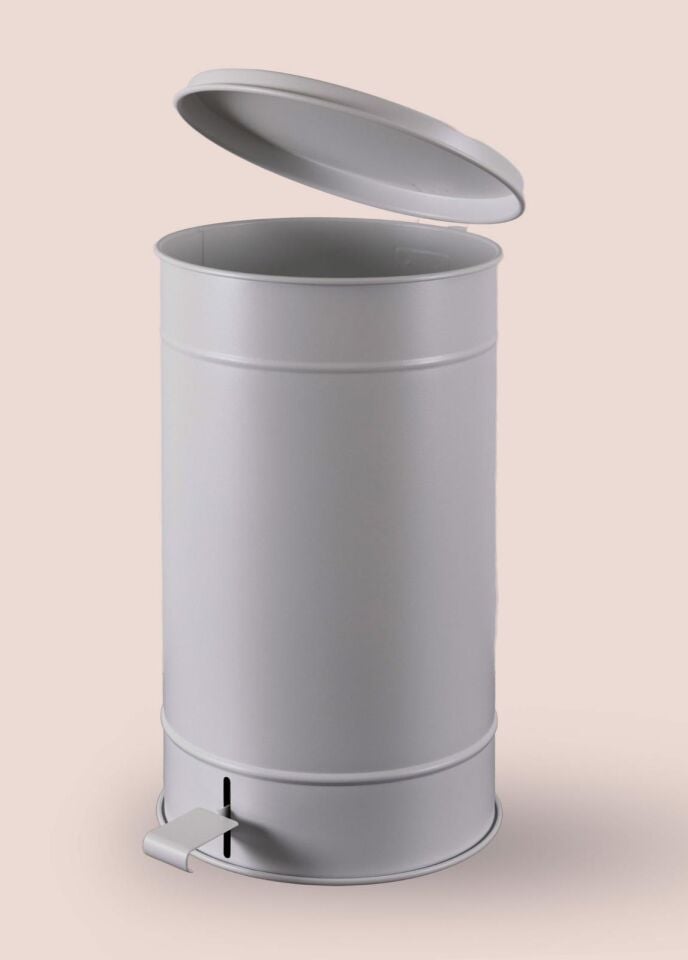 The Mia Çöp Kovası Açık Gri 24 Lt GLV0774