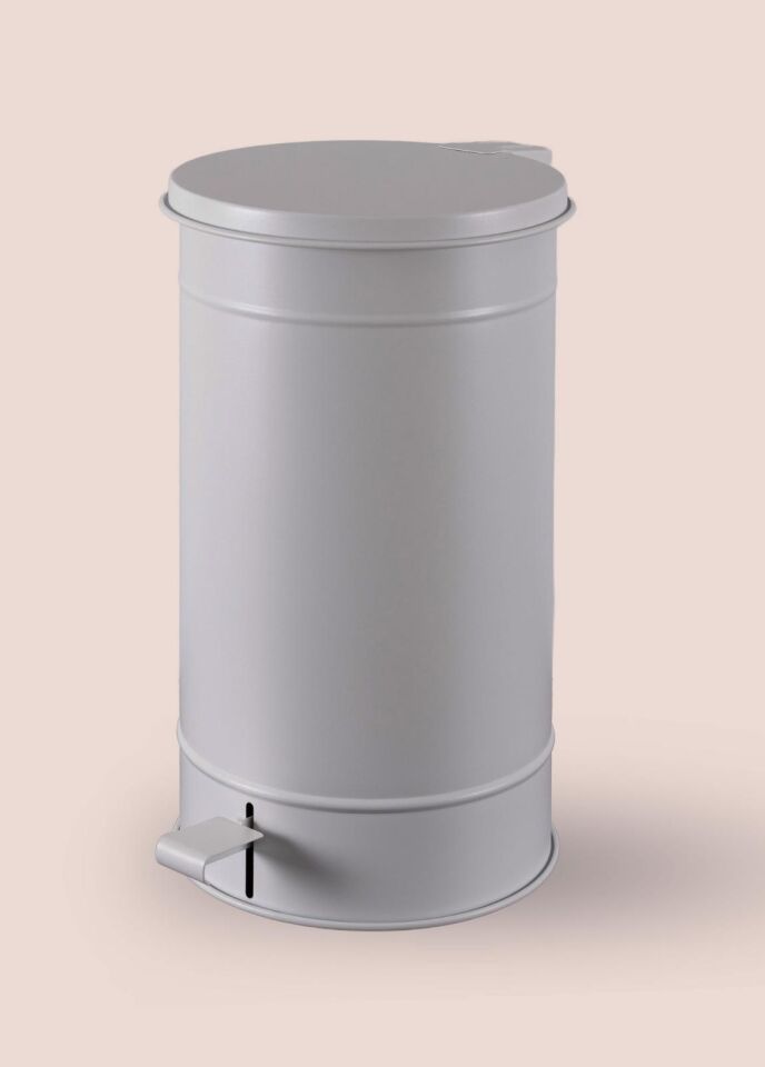 The Mia Çöp Kovası Açık Gri 24 Lt GLV0774