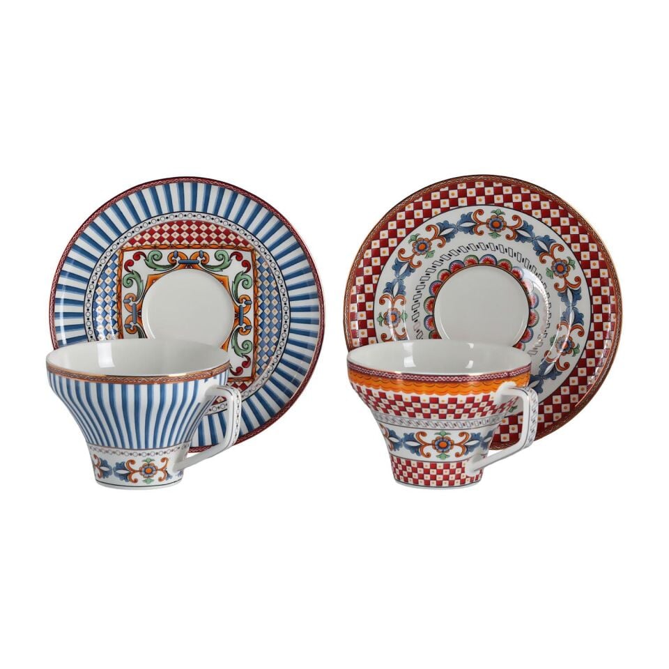 Berghoff Vivare Bone 4Lu Çay Fincanı Seti LYFG 079