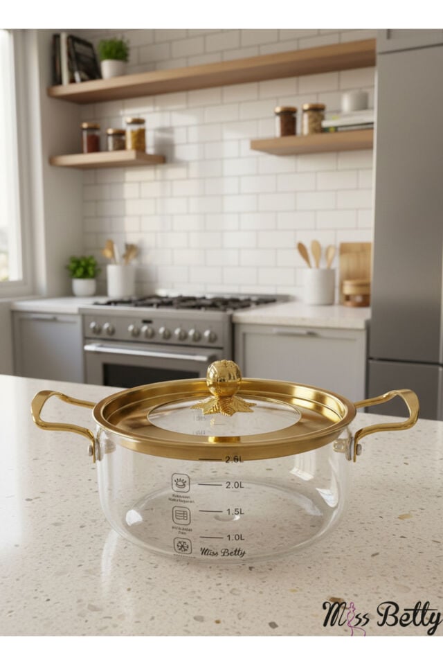 Miss Betty Rose Deluxe Cam Tencere 2,5 Lt