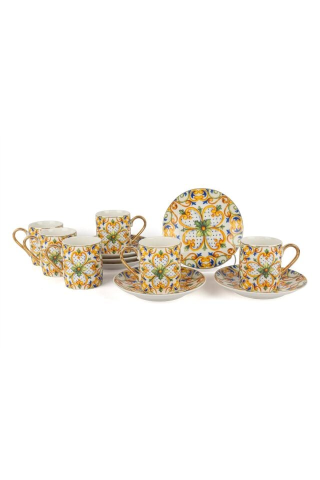 Mikasa Moor Amalfi Coast 6 Kişilik Kahve Fincan Seti 100ml P366.121812