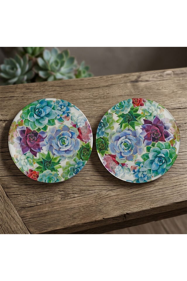 Lucky Art Vivace Melamin 2’lü Servis Tabağı Seti 28 cm DIO30033