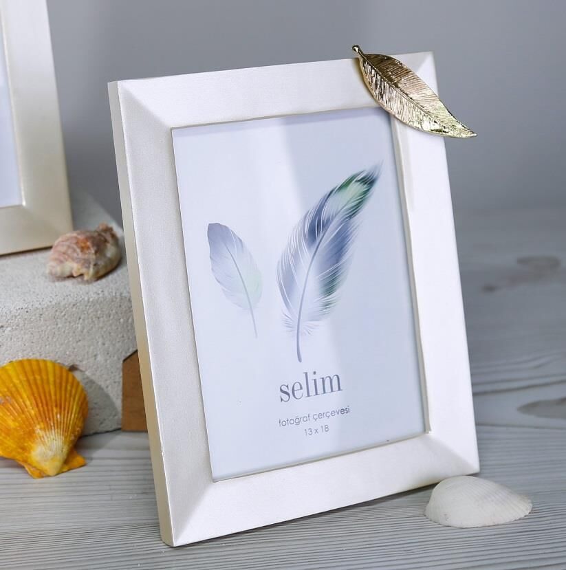 Crearthome 13x18 Yapraklı Çerçeve İnci Altın SCRV 124INC84RS