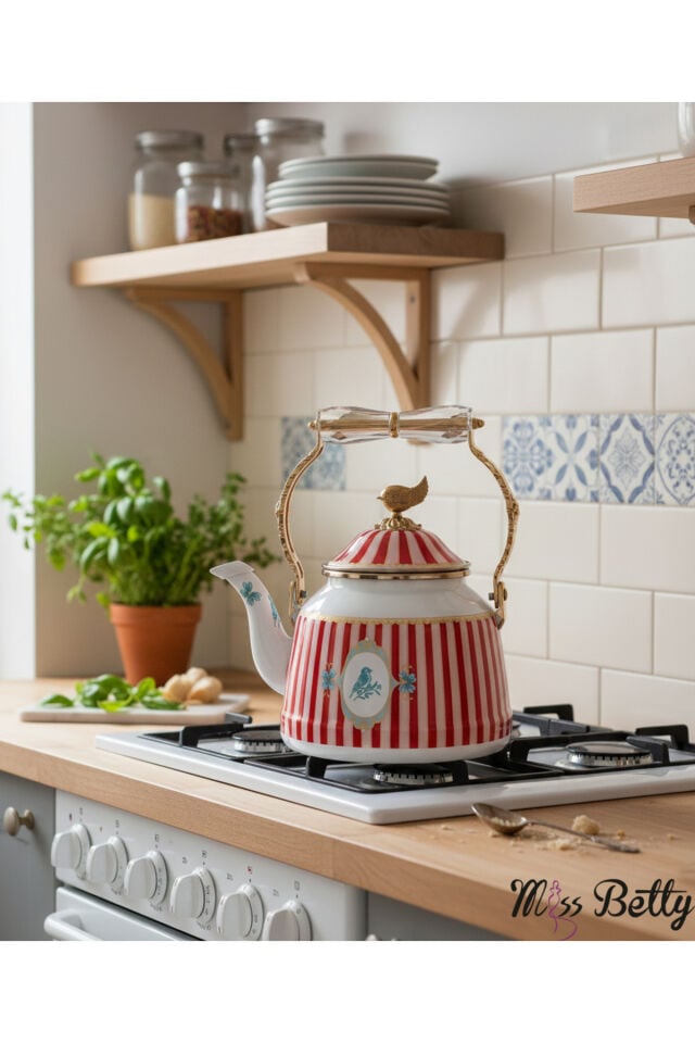 Miss Betty Bellisima Emaye Kettle Demlik 2,5 Lt