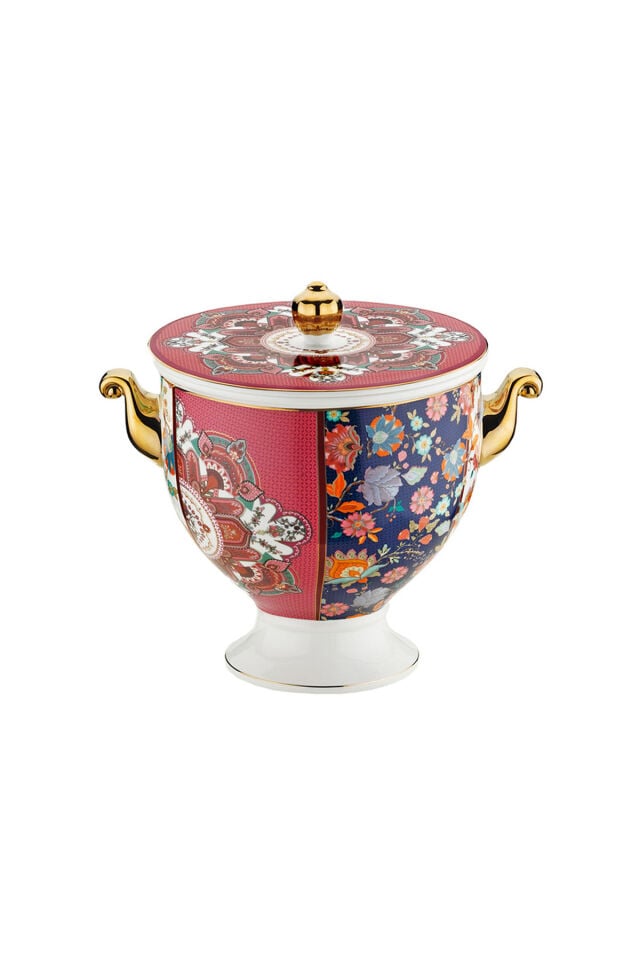 Lucky Art Etro Bone Kulplu Kavanoz 17 cm LYHD 790