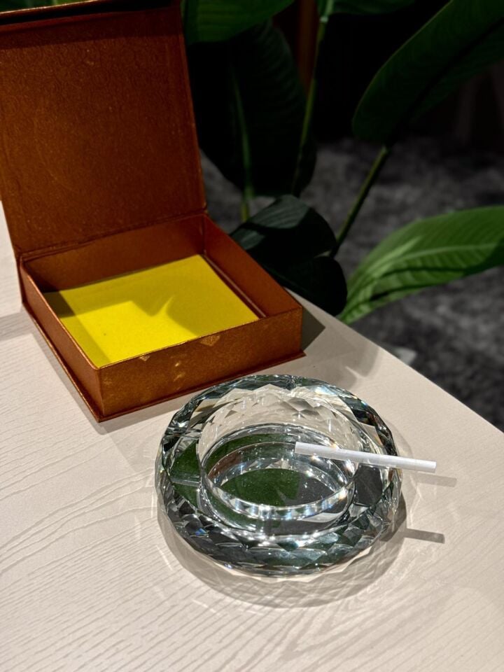 Royking Kristal Küllük Büyük Boy Şeffaf  YV-458