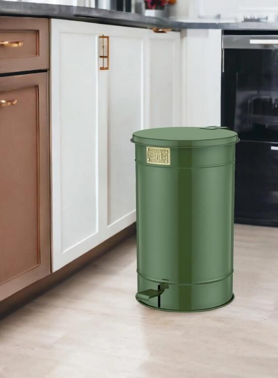 The Mia Çöp Kovası Haki 24 Lt GLV0746